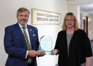 Martwick awarded IEA’s Friend of Education award