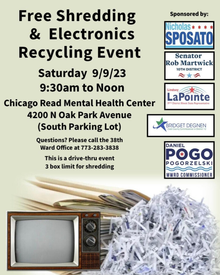 Martwick to host free shredding and electronics recycling event